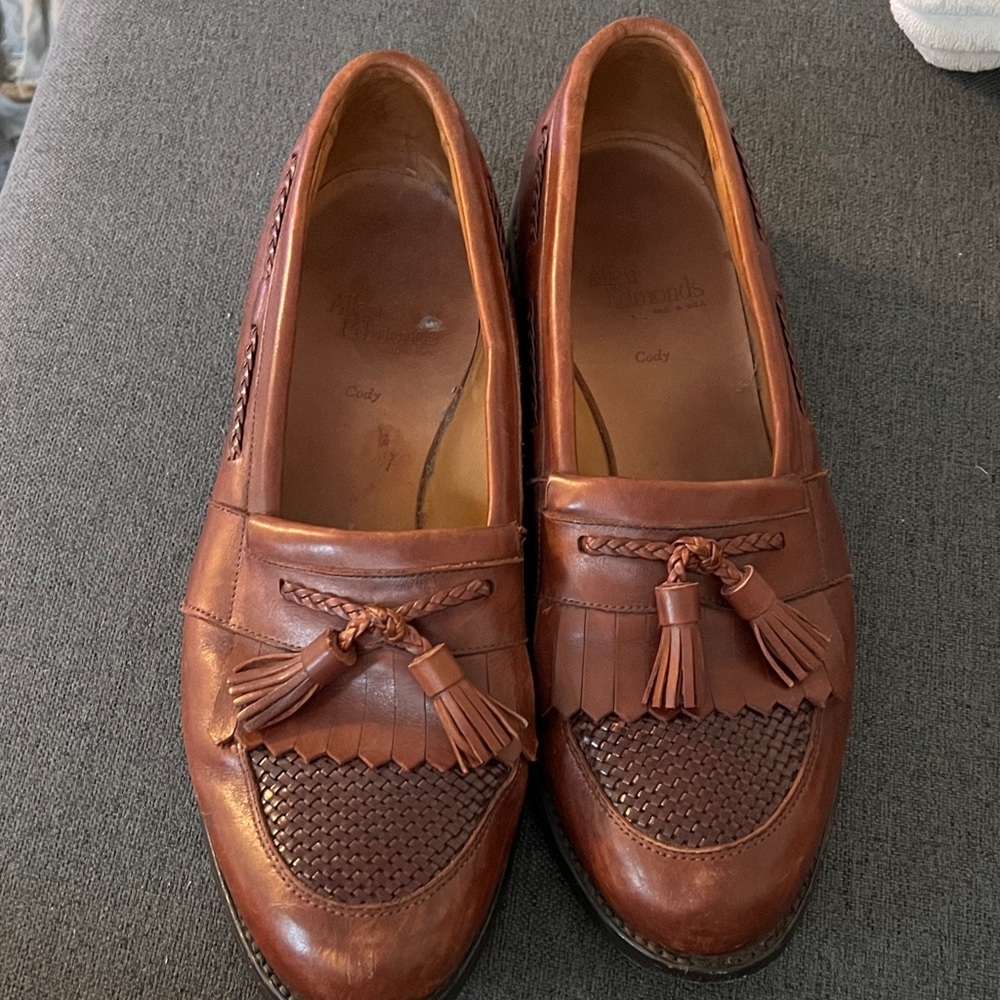 Allen Edmonds Cody loafers Men's Brown Leather Tassel Loafers 10.5